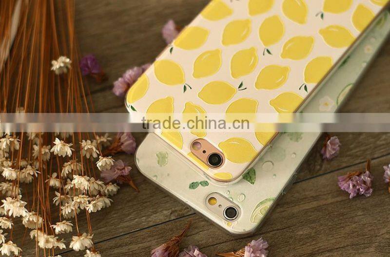 New arrival relief pure and fresh, crashproof protective phone case for iphone