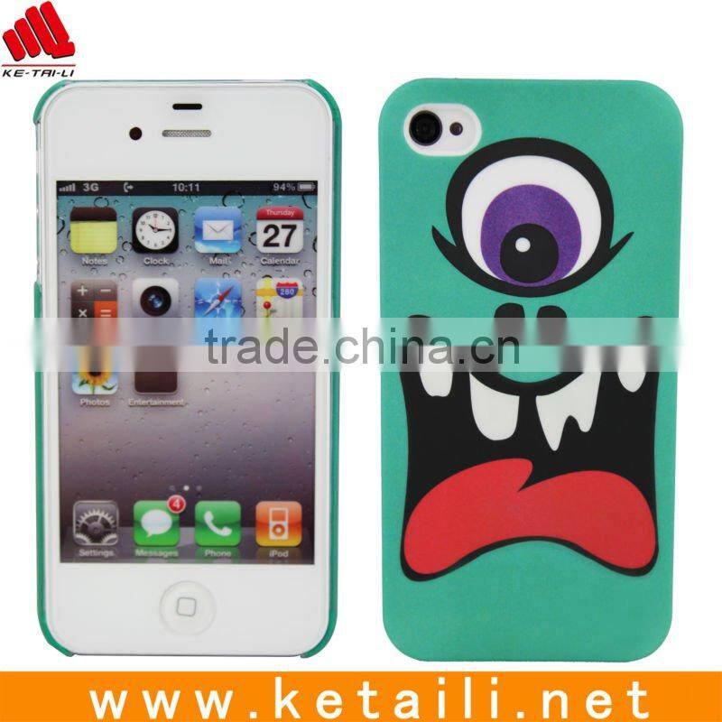 Rubberized hard plastic handphone case for iphone