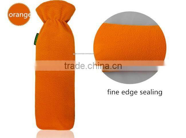 multifunctional PVC hot-water bottle 1000ml polar fleece slender