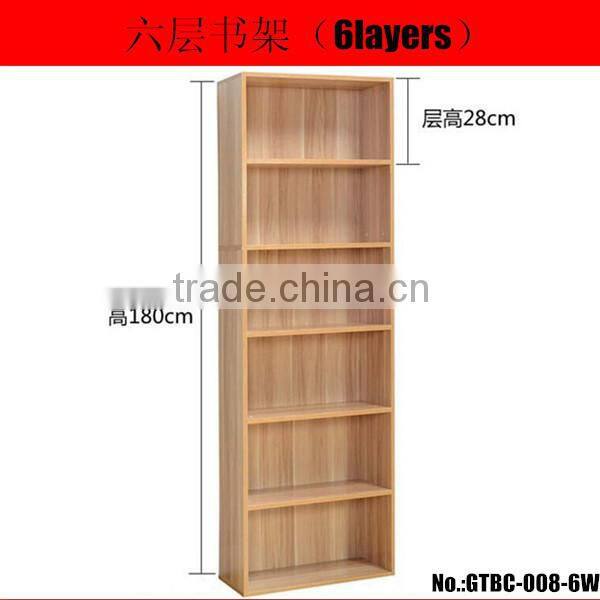 Wooden office book shelf with doors