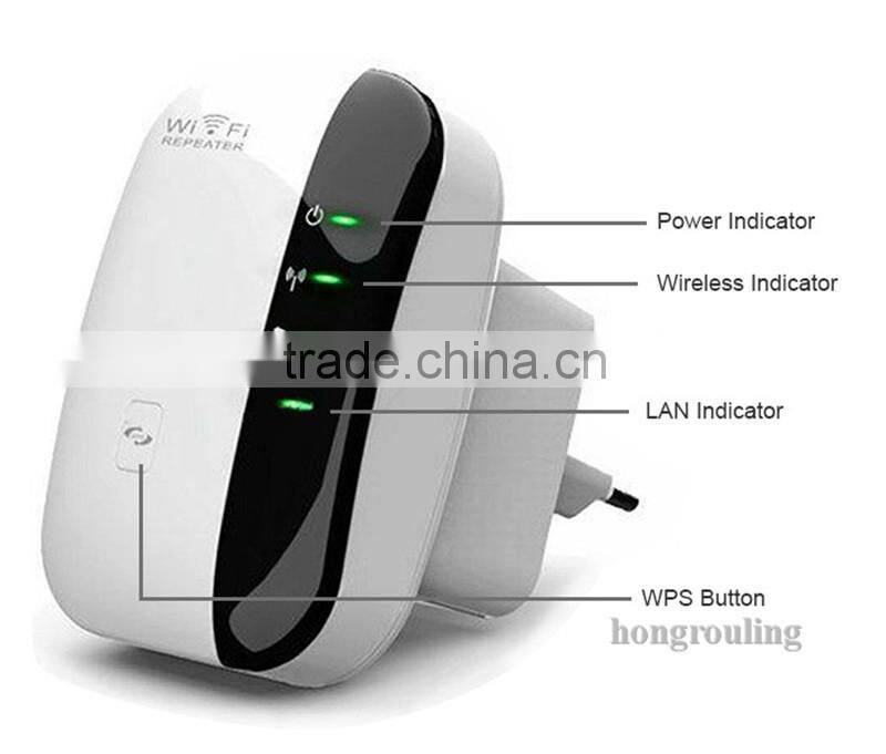 Wireless Wifi Repeater 802.11n/b/g Network WiFi Routers 300Mbps Range Expander Signal Booster Extender WIFI Ap Wps Encryption
