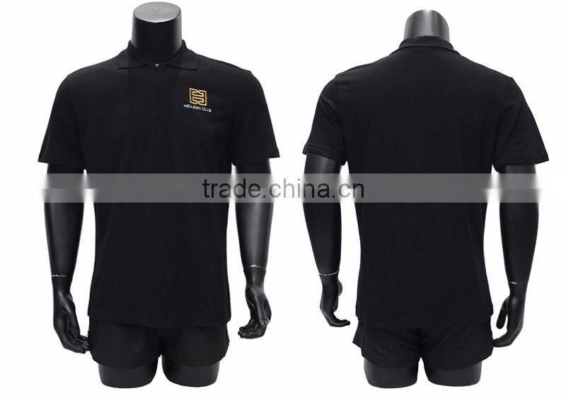 100 Polyester Embroidered Logo Polo Shirt