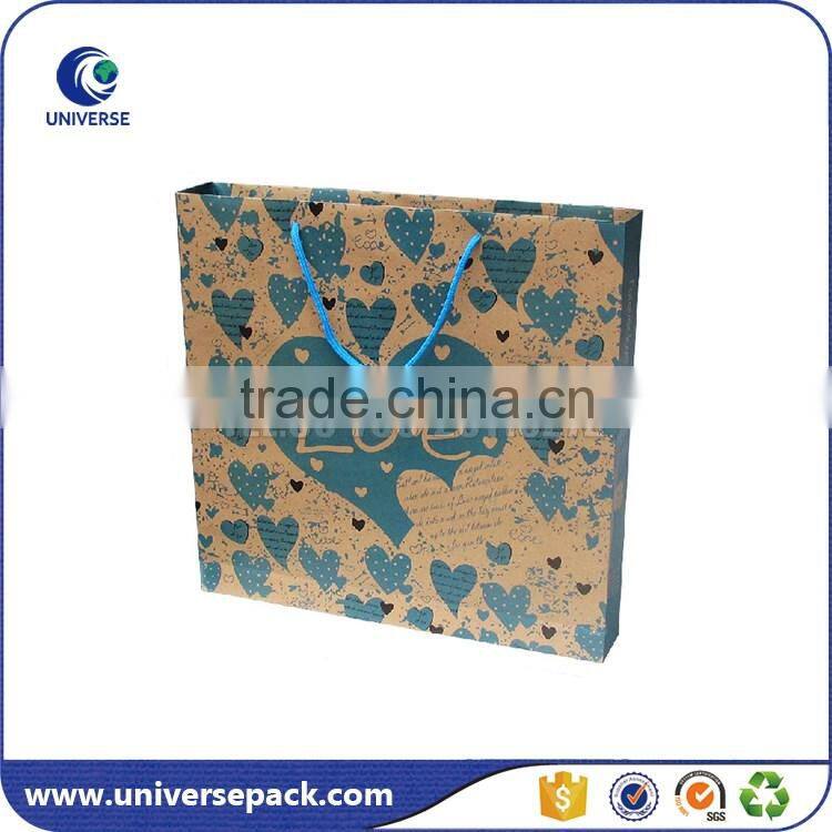 High quality luxury paper shopping bag with OEM logo