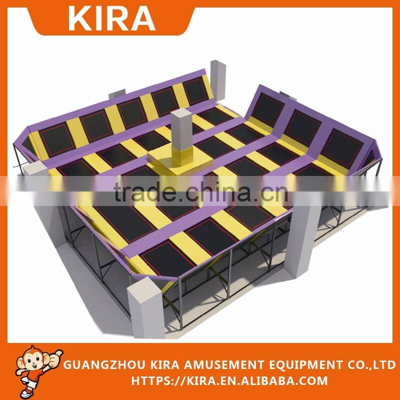 OEM ODM climbing wall inflatable sport games trampoline parks for children