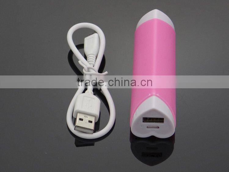 2200mah manual for power bank flower heart gifts