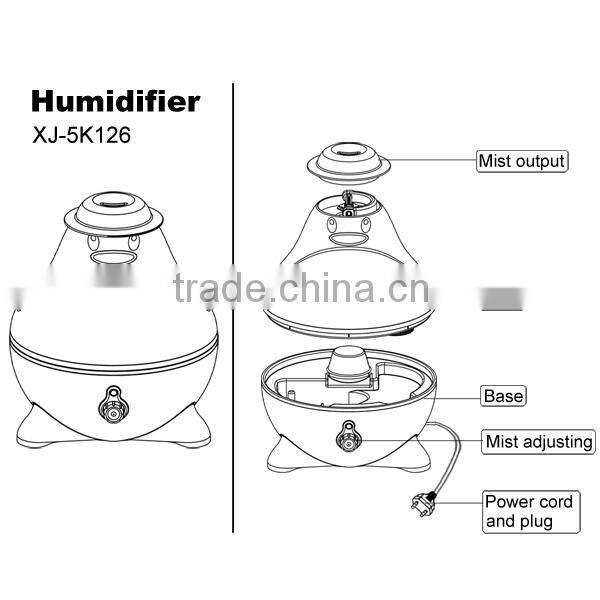 Electric house cute humidifier XJ-5K126