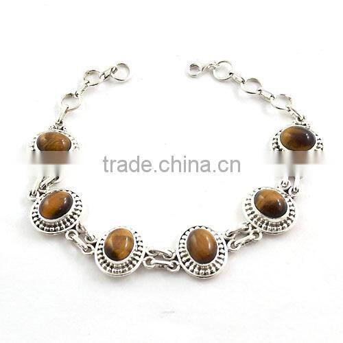 Dendrite Agate jewelry 925 silver bracelet natural gemstone jewelry Indian silver bracelet Fashion bracelet
