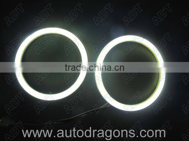 70MM 81 LED COB Chip SMD Car Angel Eyes Headlight Bright Halo Ring Light