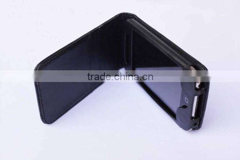 high quality pu leather case for ipod touch 5, classic design leather cases