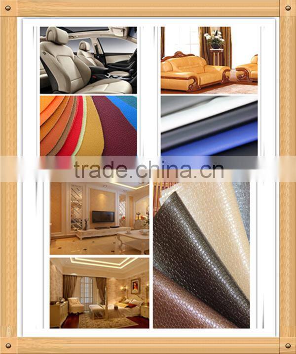 PVC decoration leather with metalic color ,popular use for home upholstery ,sofa cover