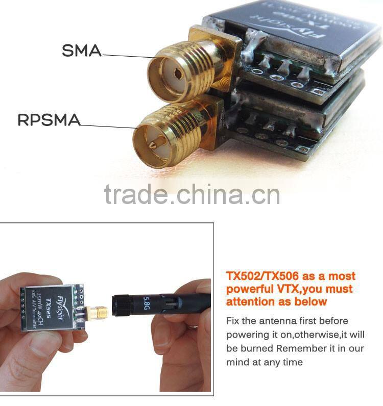 Flysight latest micro TX525 25mW 5.8ghz 40ch video transmitter