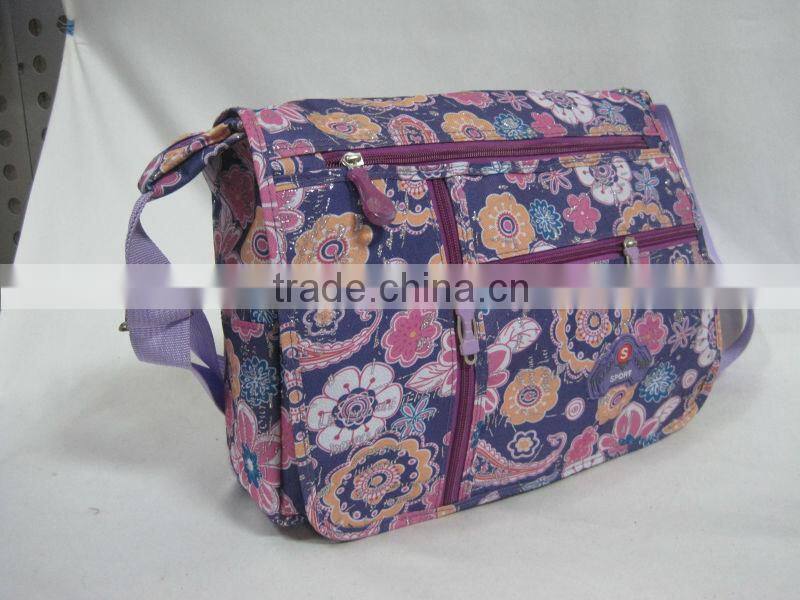 600D flora simple shoulder bag