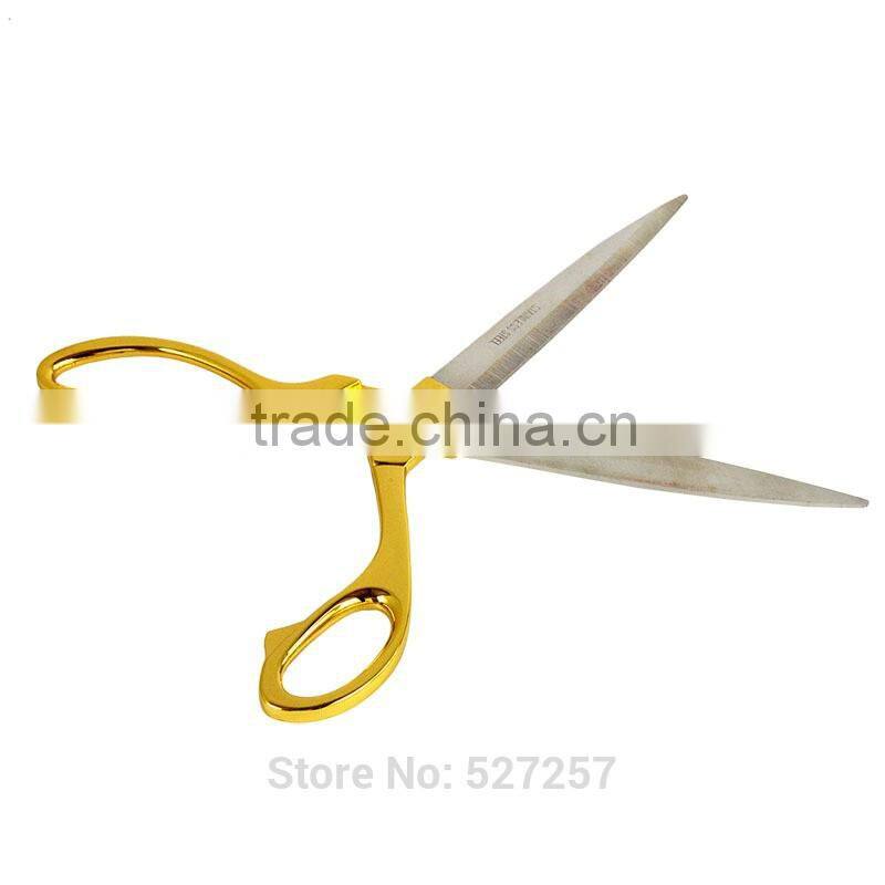 10.5'' Gold Cutter Dressmaking Tailor Shear Scissor Leather Craft Fabric Tool