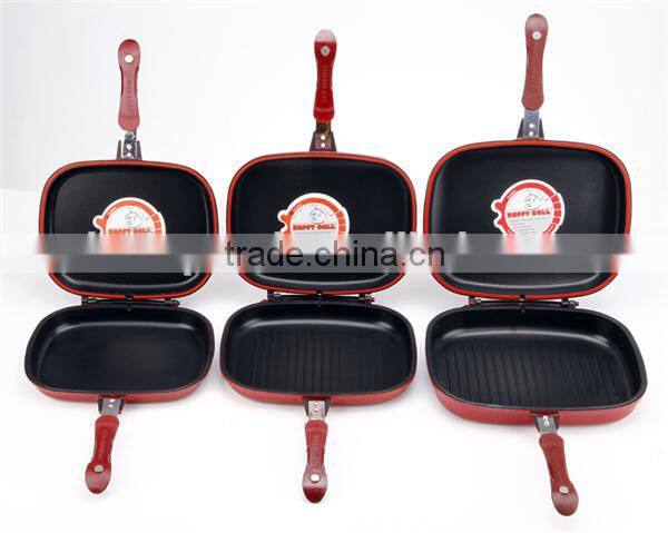 dessini die cast aluminium double sided frying pan