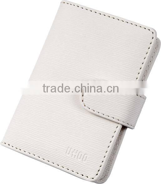 Colorful leather business name card holder credit card holder