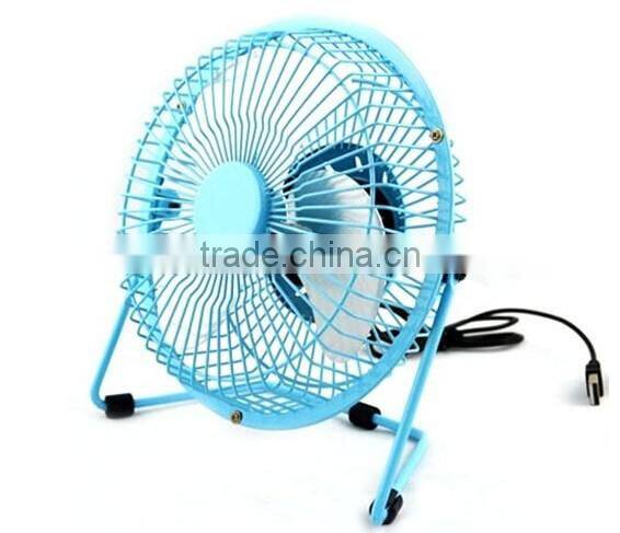 6Inch JLK metal small size decorative usb power electric table fan