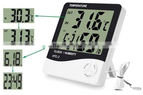 Removable Digital Thermo Hygrometer Temperature Humidity Meter