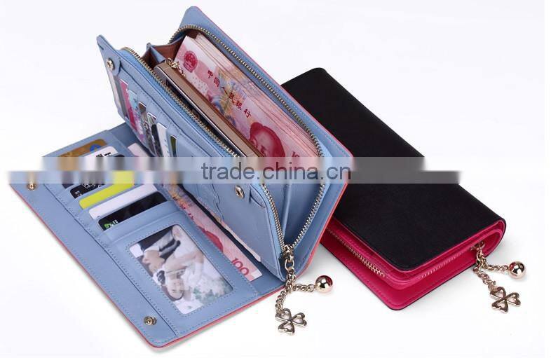 2015 popular design nylon fashion women wallet