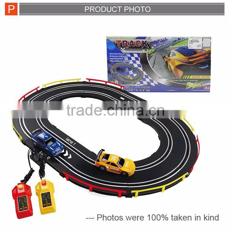 High speed rc racing track toy electronic slot toy for sale
