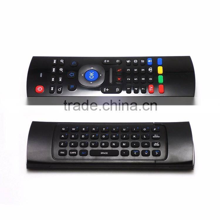 Portable 2.4G Wireless Remote Control Air Fly Mouse Keyboard for Android TV Box PC