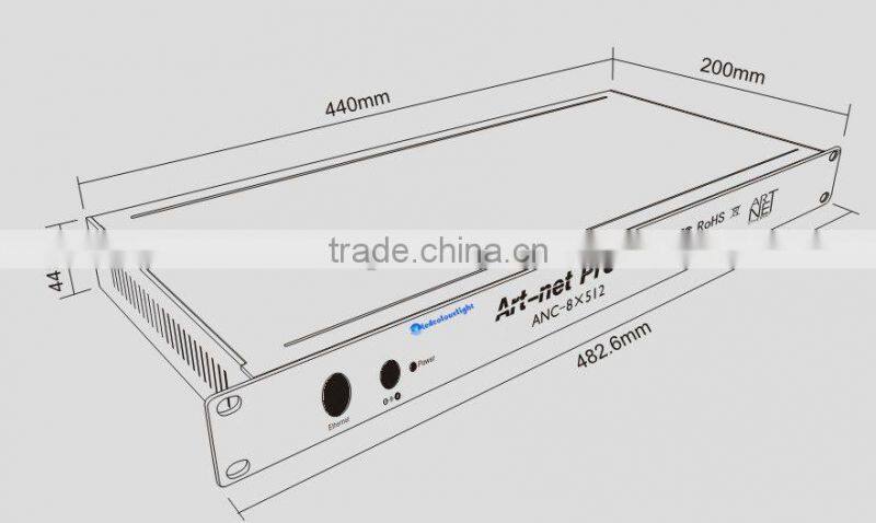 8/16 universes 3pin XLR DMX ARTNET controller