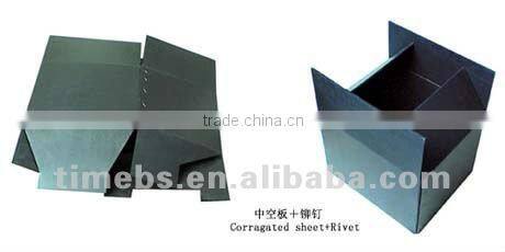 Folding correx plastic box