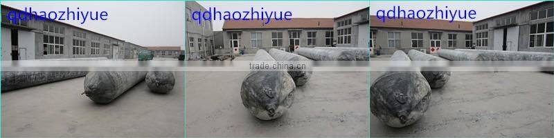 Boat launching rubber air bag / lift rubber airbag for sell