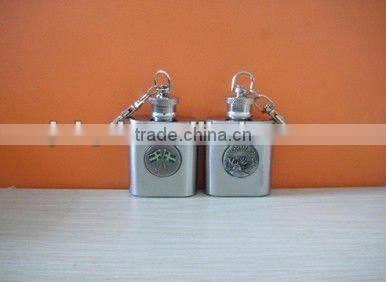 Good!shaped 1oz stainless steel hip flask mini