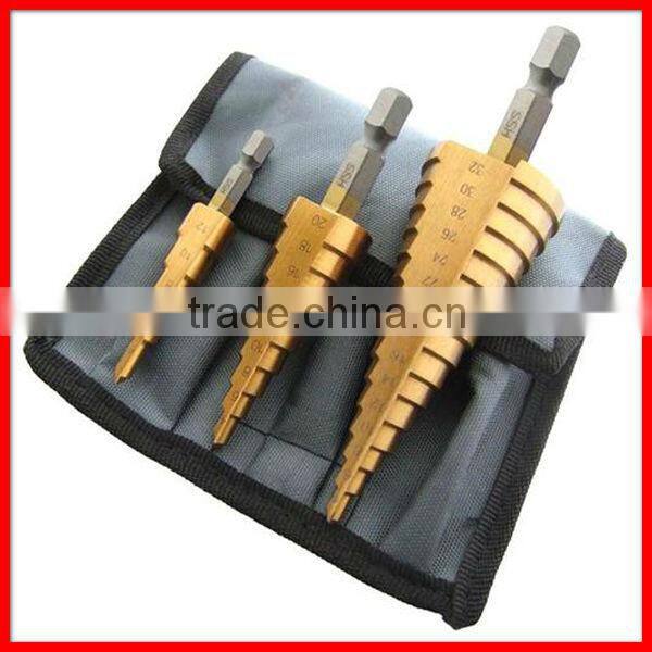 3pc HSS Step Drill