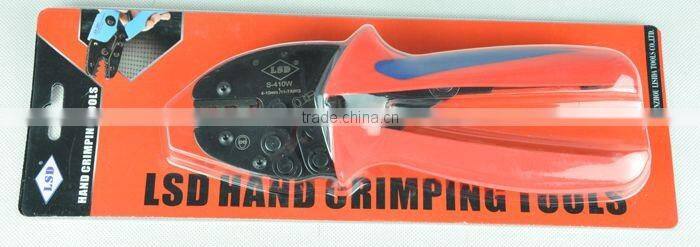 CE ROHS experience production for 10years LSDgood qutails pliers non-insulated cable links S-410W ratchet hand crimping tools