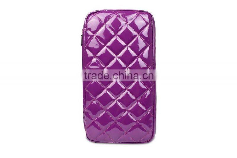 PU leather Fashion BUBM 64 capacity purple personalized CD Case