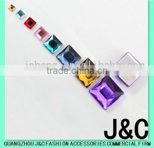 garment accessories crystal round shape acrylic stone
