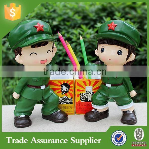 High-Quality Resin Brush Pot Custom