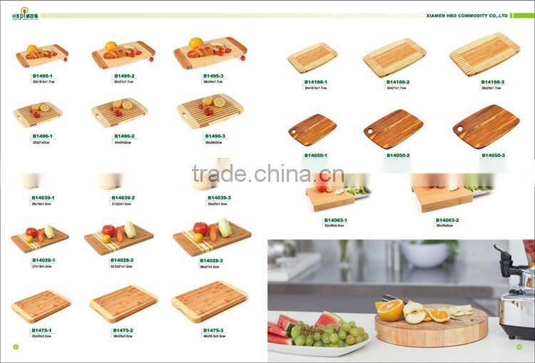 Bamboo Bread cutting board with knife set