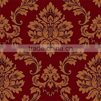 Cheap price light embossed vinyl wallpaper for room and project decoration