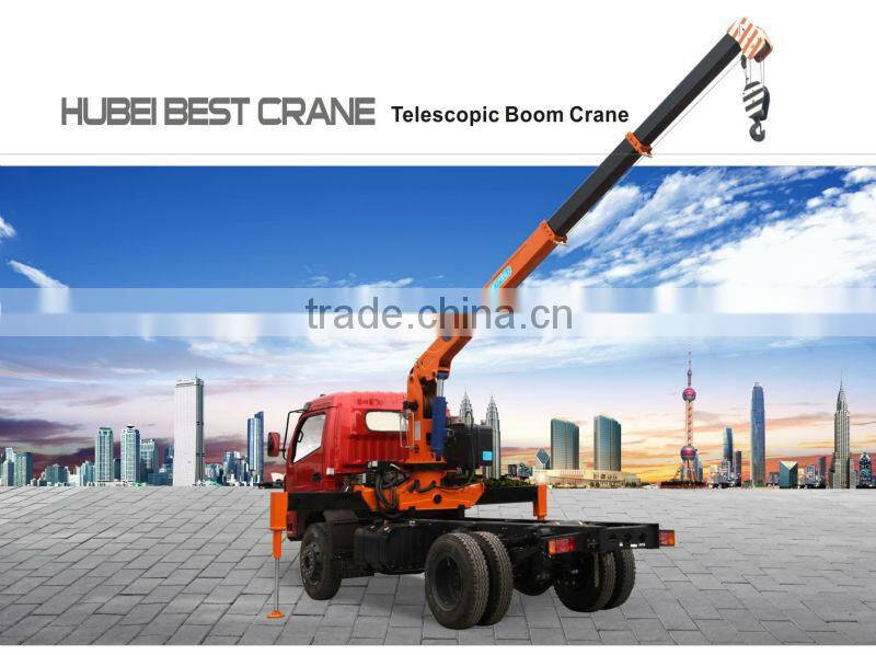 18 ton truck mounted crane SQ18S5 on sale 450 Kn.m at 2.5 m crane truck high quality