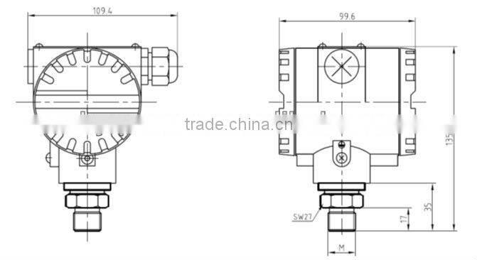 standard explosion proof pressure transmitter for coal mine application