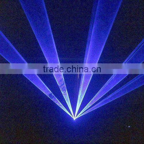 Blue laser light projector animation laser show