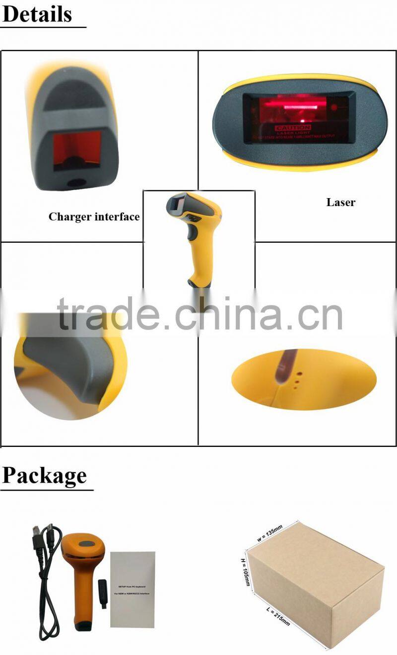 NT-2028 1d wireless cordless bar code scanner
