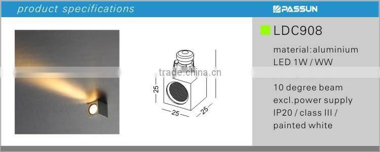 Mini led decorative light 30 beam angle led wall light
