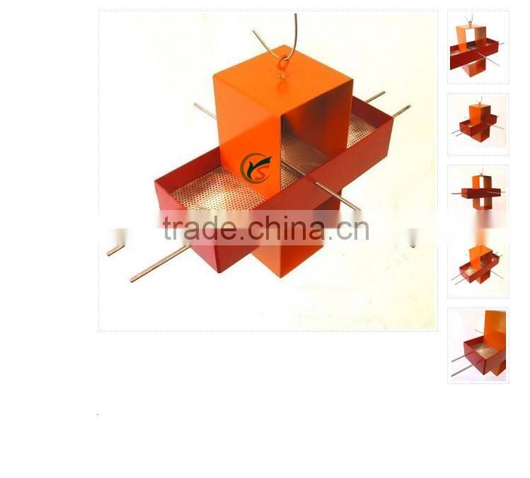 Hot sale hanging garden large metal bird feeder