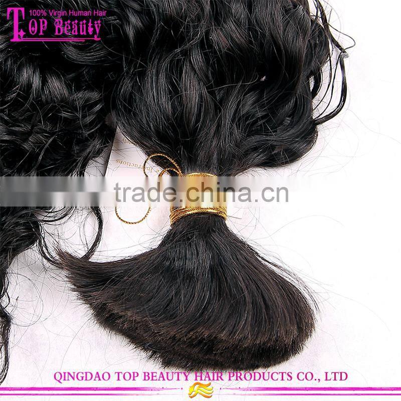 Bulk Hair Extension Without Weft For Braiding Loose Curly Bulk Hair Brazilian