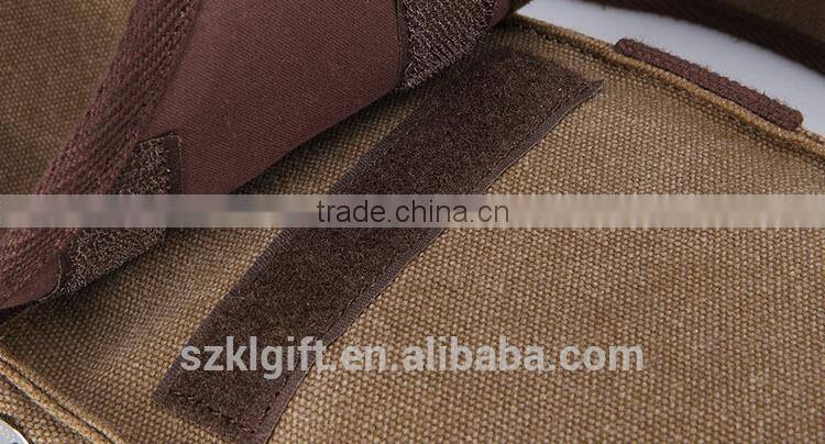 Hot selling canvas travel shoulder bag for men with low price