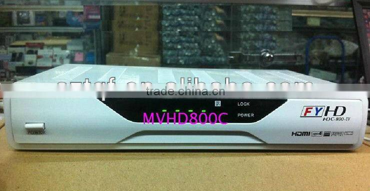 White FYHD800 whit EPG,Add Ethernet port,support Chinese language for singapore 800c