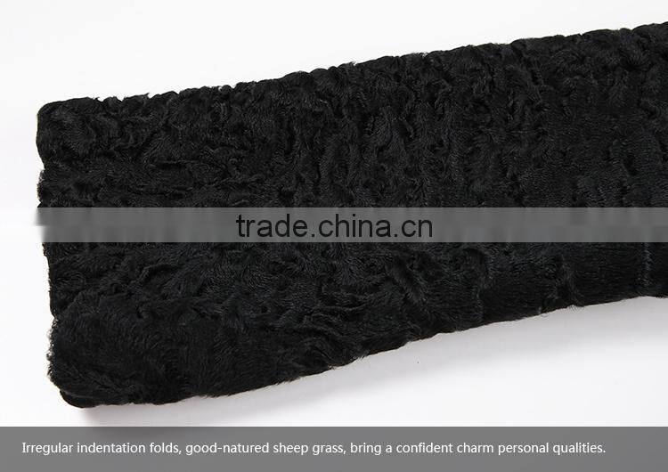 hot sale women black whole mink pelt long fur coat for winter