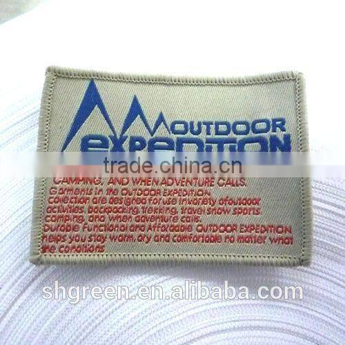 twill woven emblem for suit lapel