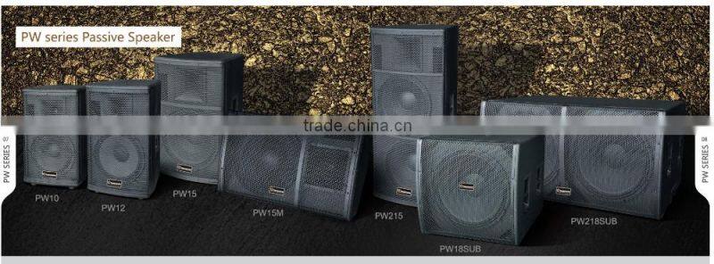 PW-12 powavesound PW series portable sound system professional speaker wood