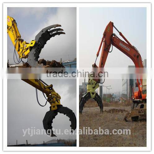 factory price excavator hydraulic stone grab