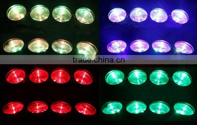 FORYOU 8pcs 10W 12W RGBW QUAD Martin DMX Professional RUSH Multibeam 2 LED Stage DJ Sharpy Beam Spider Light