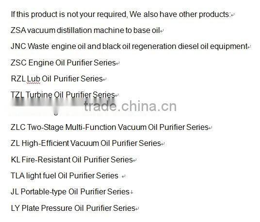 ZSA black engine oil regeneration